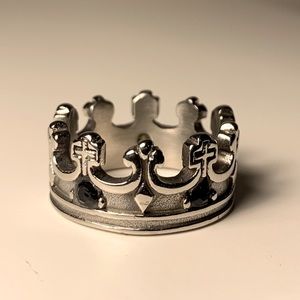 KING CROWN with BLACK GEM,